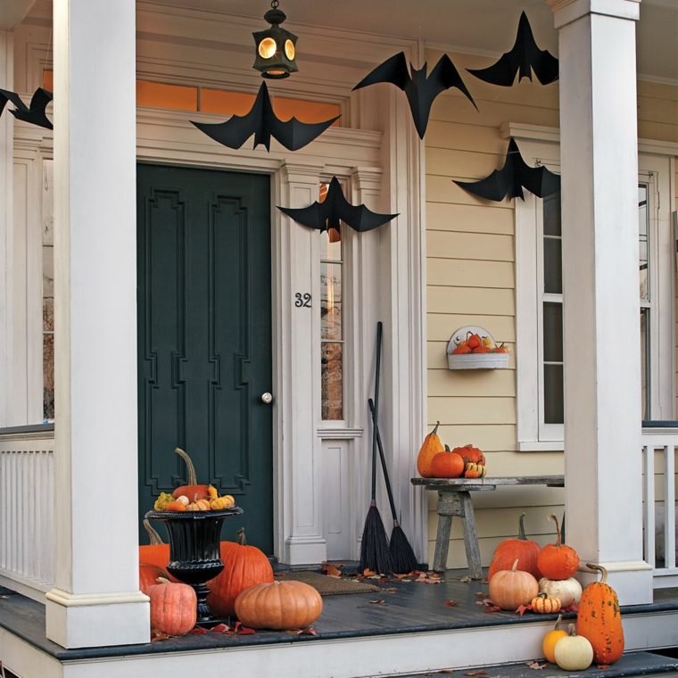 dekorasjon ide Halloween utendørs hus