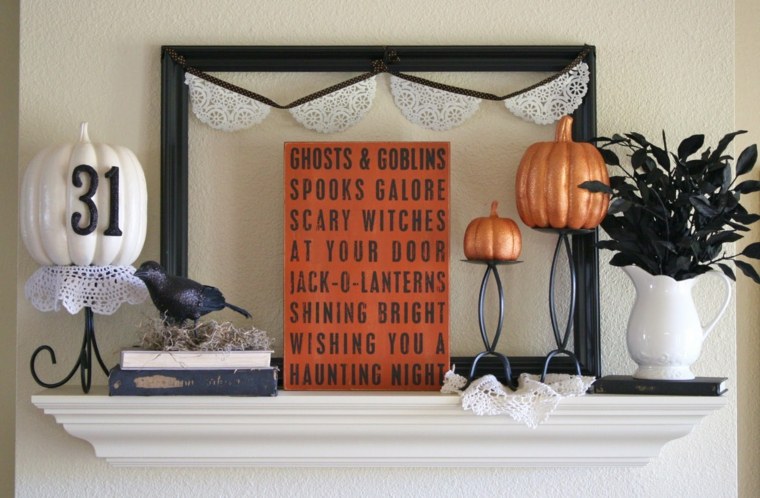 original modern Halloween decor idea