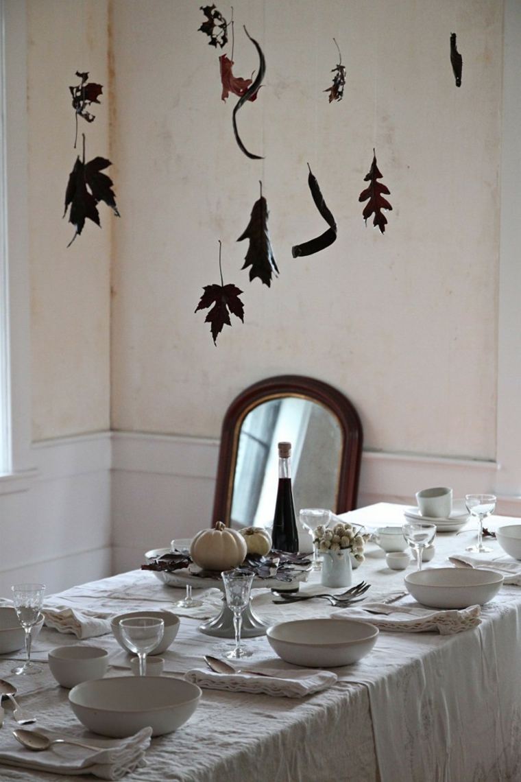 Halloween decorating idea White table