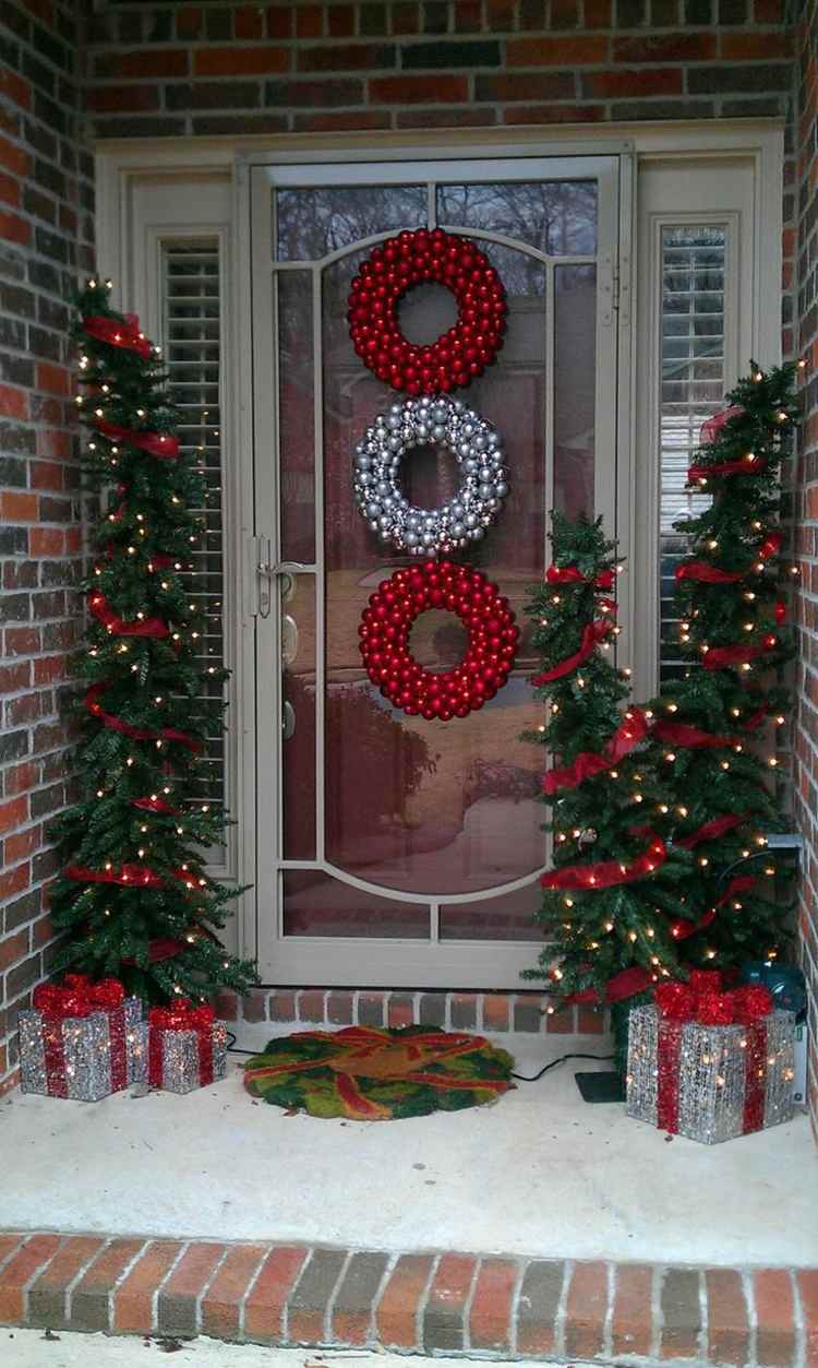 idea pintu luar deco Noel