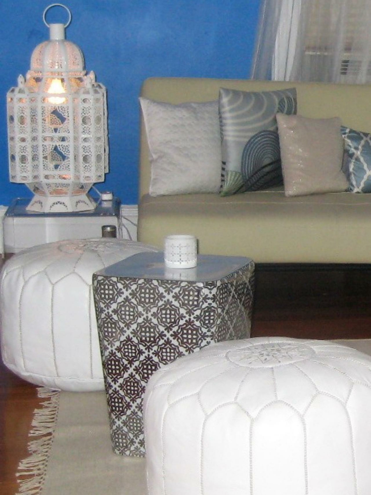 idee deco Moroccan living room accessories