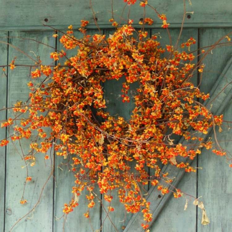 autumn deco idea door