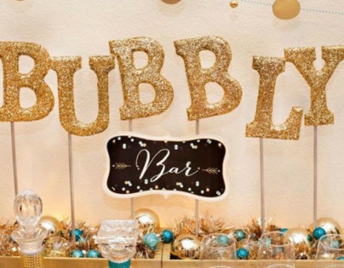 new year deco bar idea