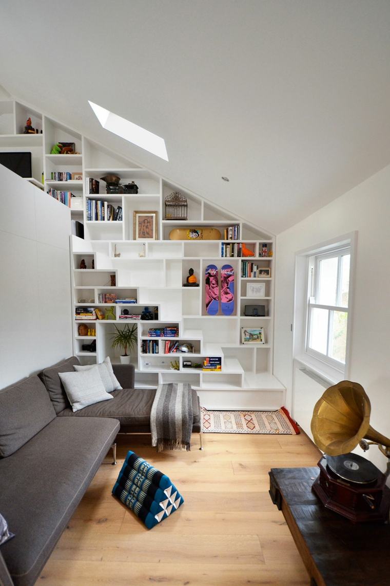 deco cage stair hallway libraries and storage