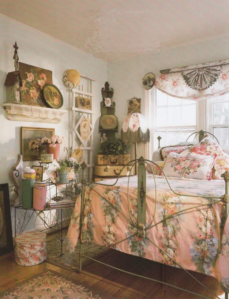 deco idea adult bedroom vintage metal bed