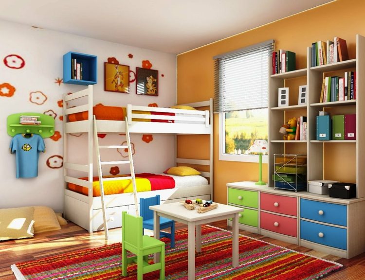 modern boy room decorating idea