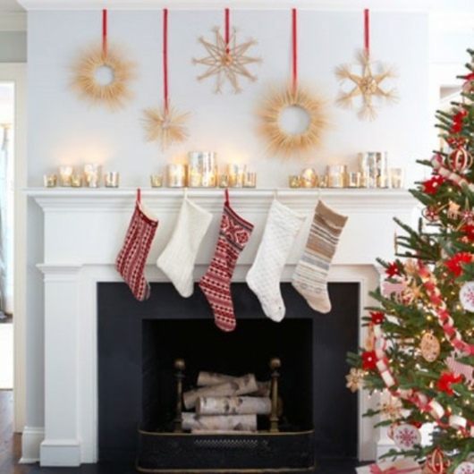 deco chimney christmas idea