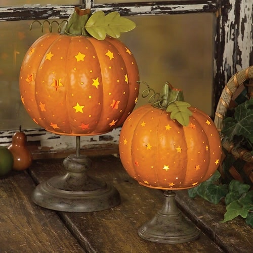 pumpkin idea plastic pumpkins