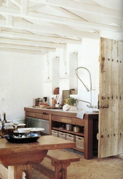 idea deco kitchen wood chalet