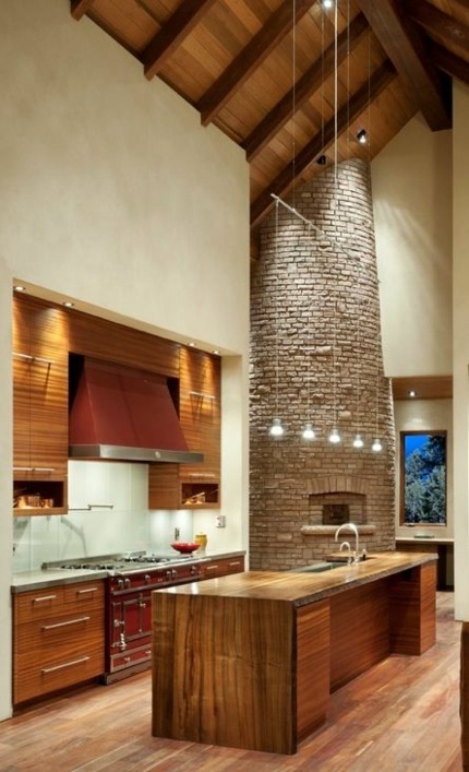 idea kitchen wood stone