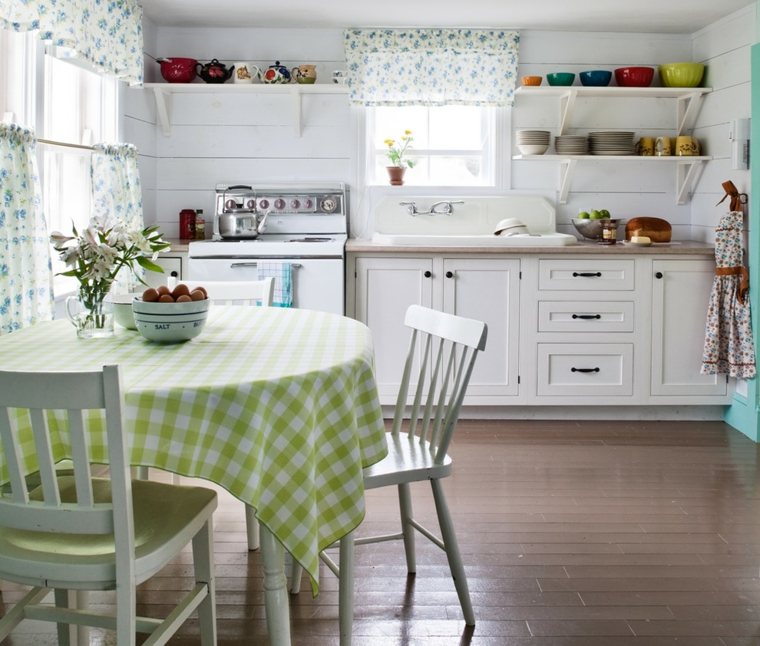 idea of ​​cooking shabby chic