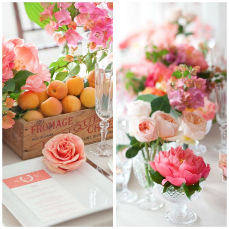 table decoration spring fruit table table wooden pallet idea