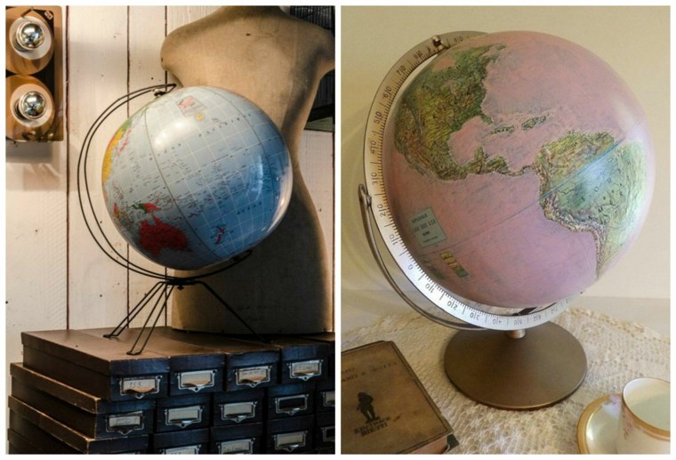 earth globe idea interior decoration modern