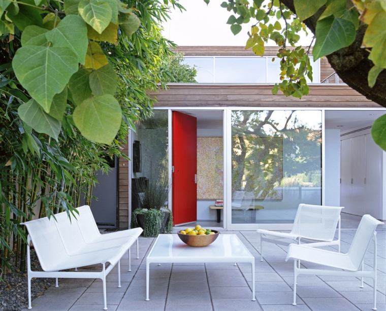 patio and modern terrace decoration