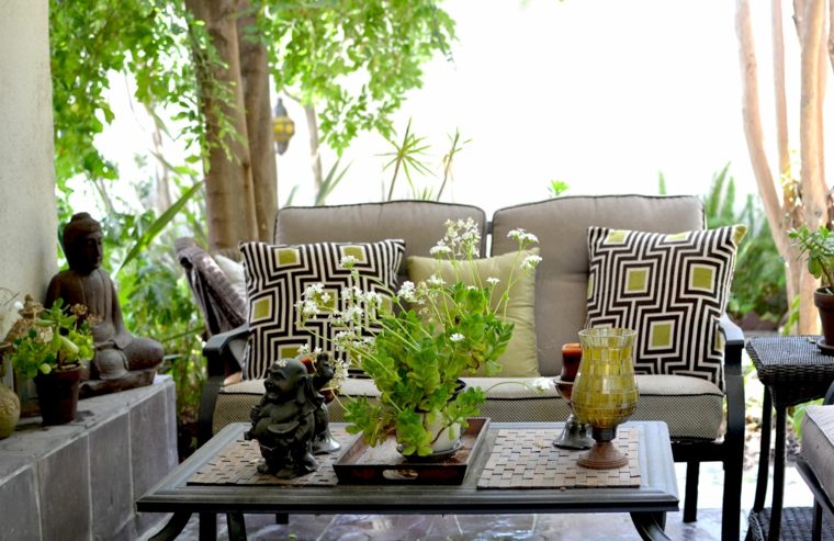 ideas garden decoration terrace feng shui