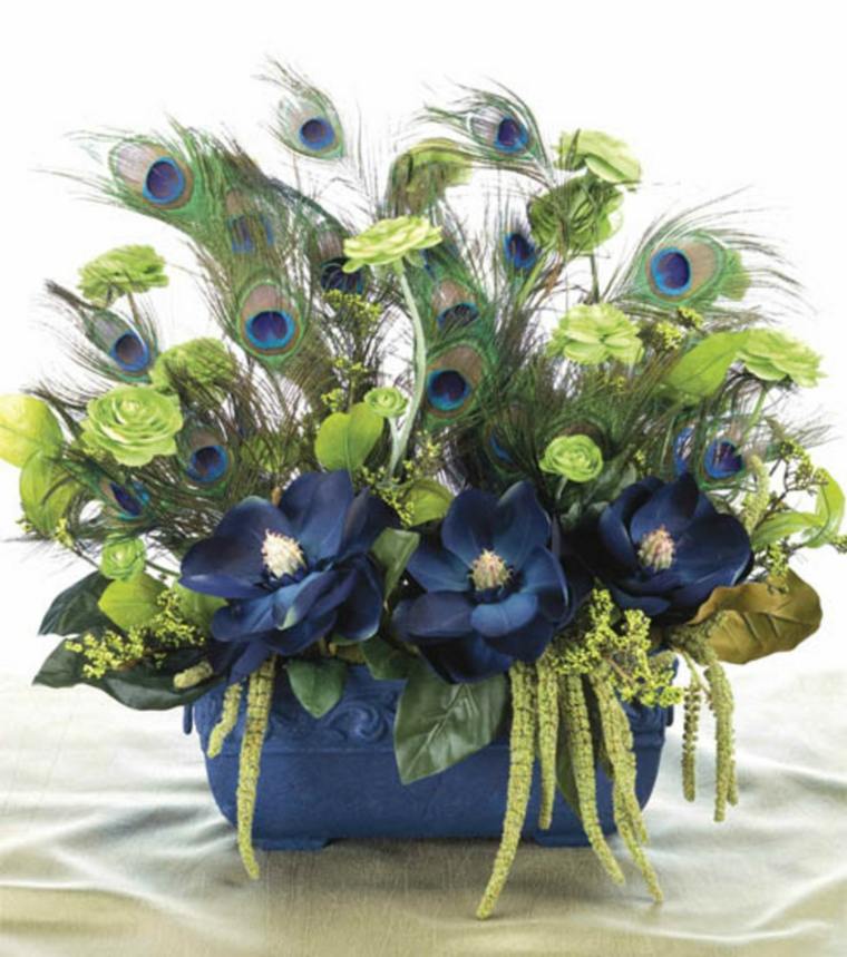 feathers wedding decoration floral arrangements