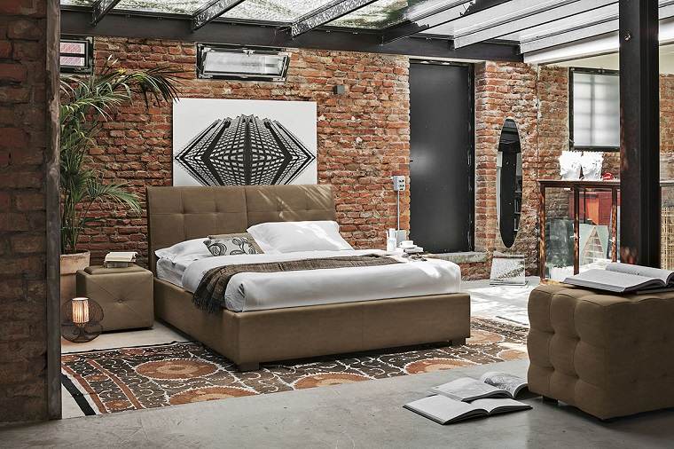 idea deco bricks interior wall bedroom