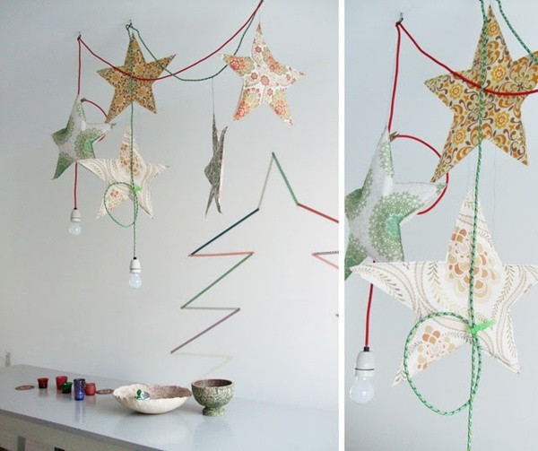 wall decoration idea for christmas figurines