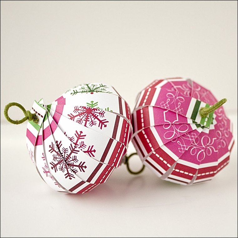 christmas ball paper idea easy deco to make