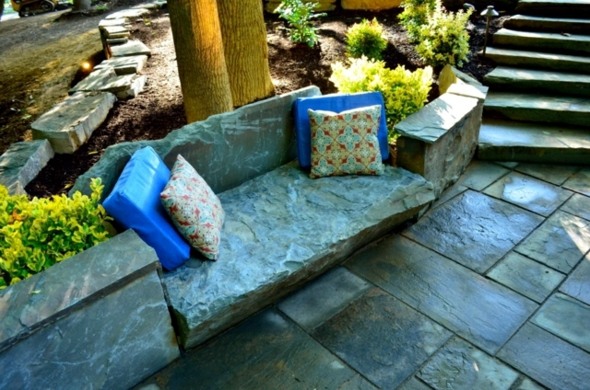 idea of ​​deco garden rockery