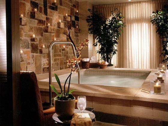 idee deco spa bath room