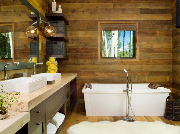 ideas decoration bathroom design countryside deco wood