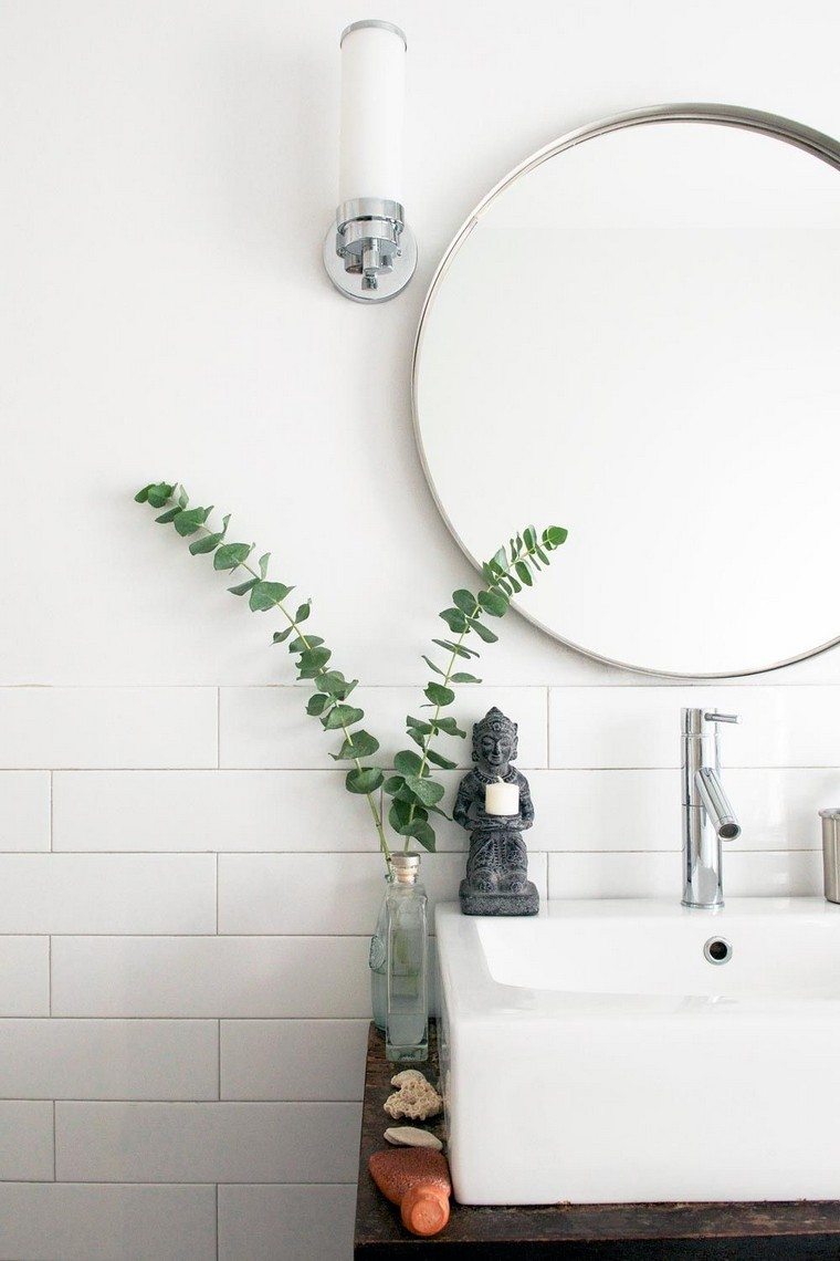 interior decoration bathroom nature plant decoration idea trend