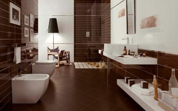 decorations brown bathroom zen colors