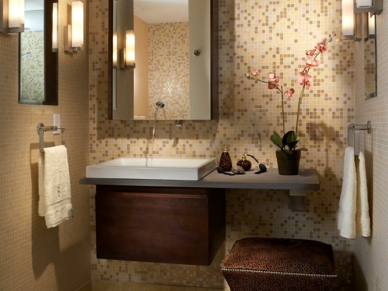 brown decor color bathrooms beige