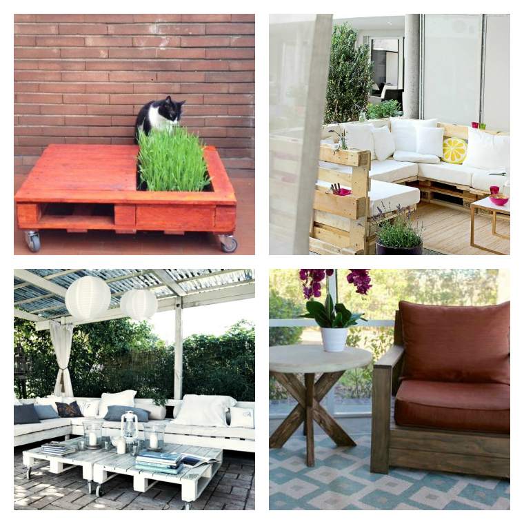 idea decoration garden furniture wooden pallet