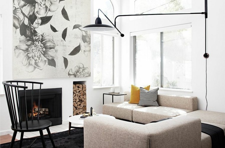 idea living room decor scandinavian beige sofas