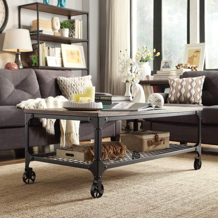 vintage coffee tables industrial furniture decoration living room