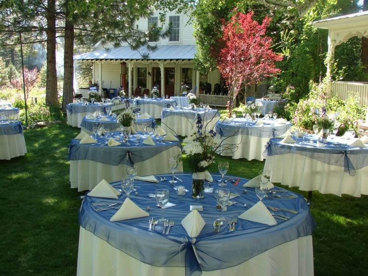 idea deco wedding table outdoor