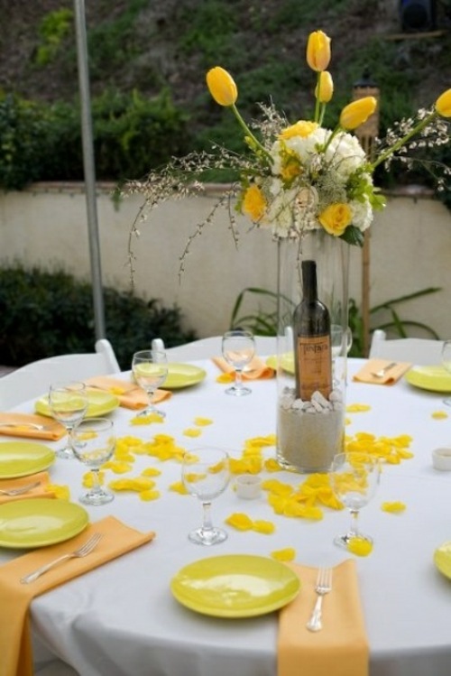 idea deco round wedding table