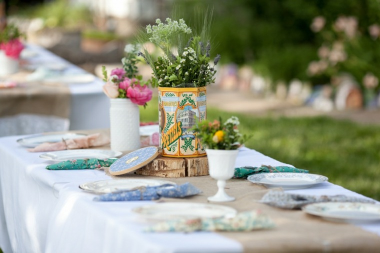 wedding table idea vintage decoration