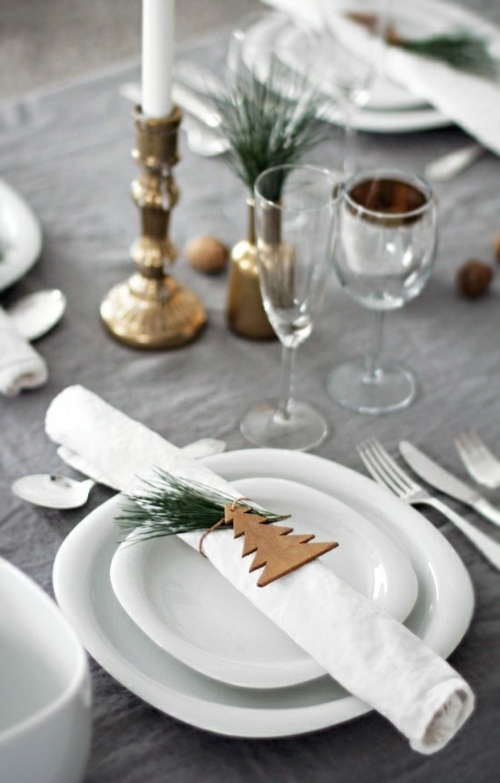 Christmas plate decoration