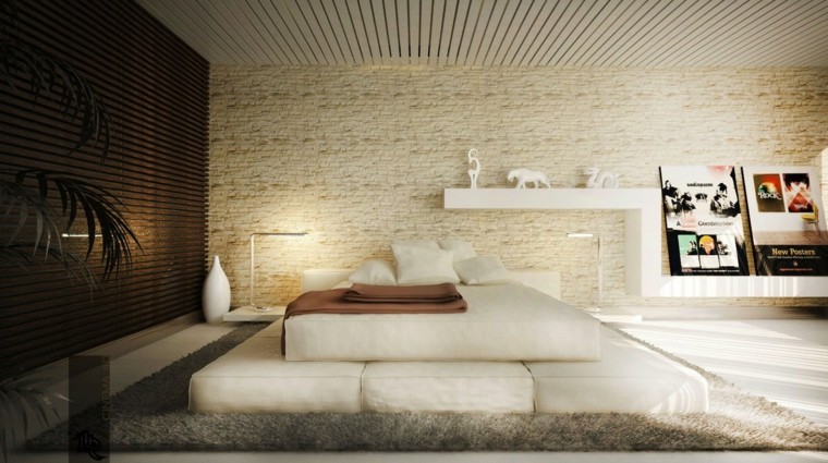 zen decoration ideas bedroom modern design