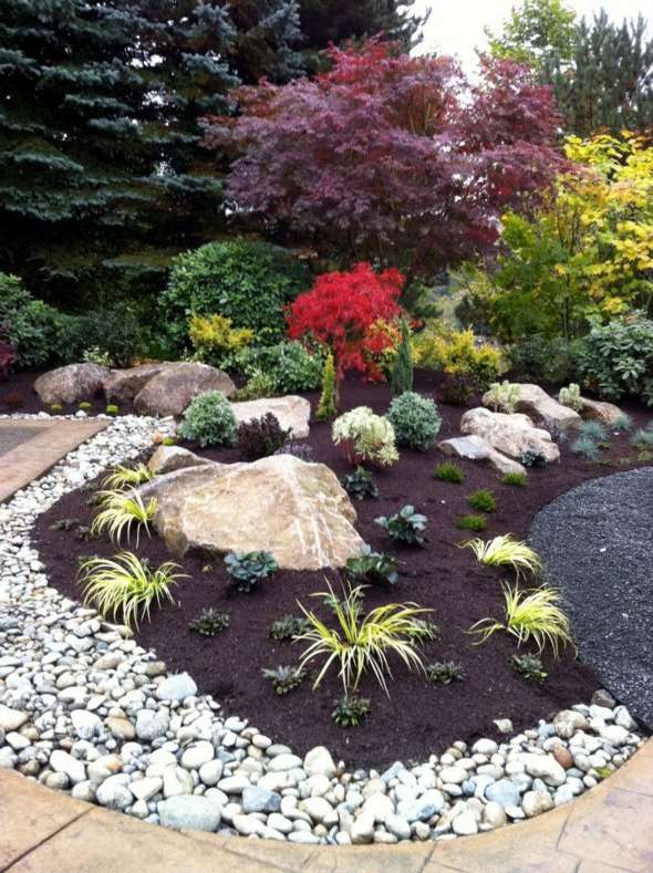 Zen garden decoration idea