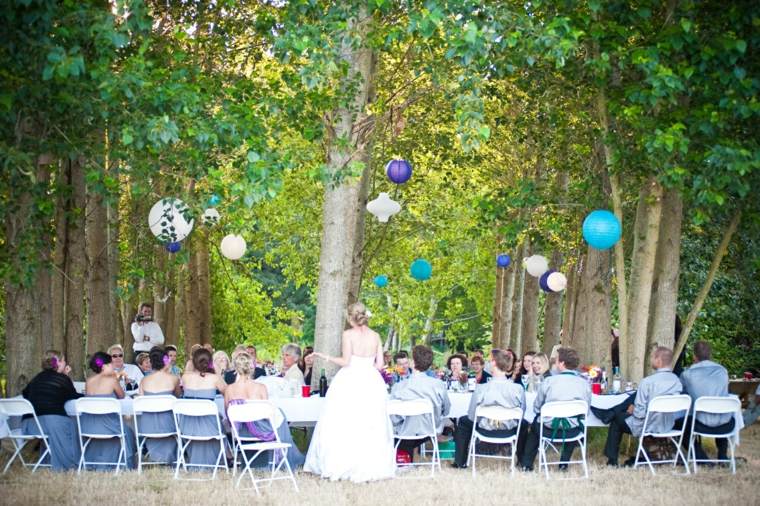 deco wedding idea'été chic