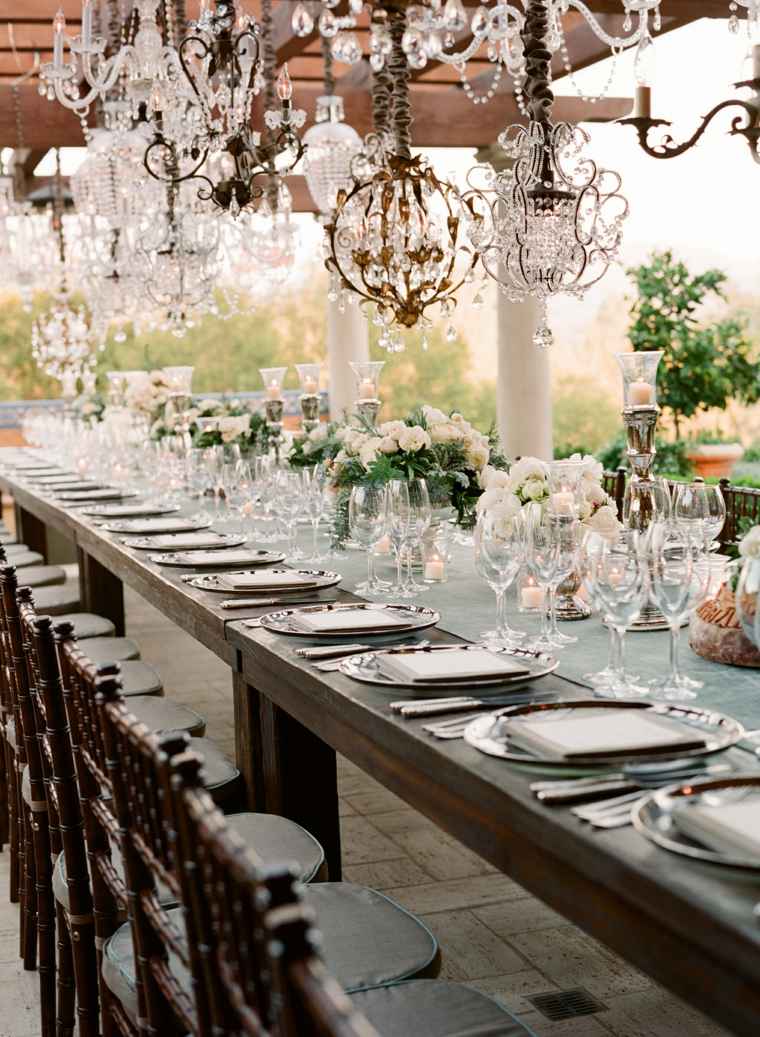 vintage decoration wedding tables