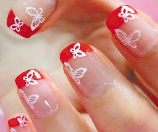 butterfly nail decoration