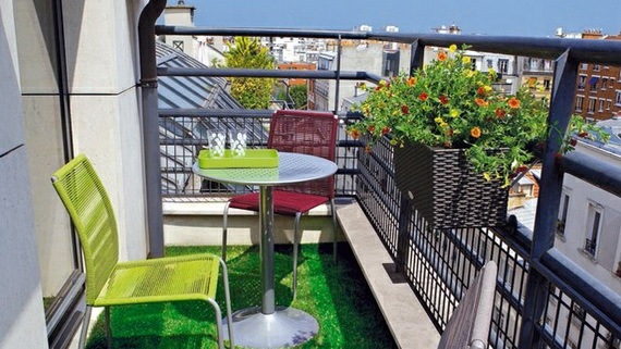 small balcony