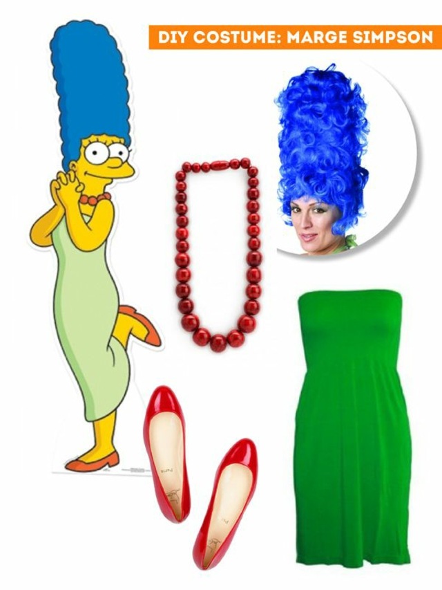 disguise woman halloween character margin simpson