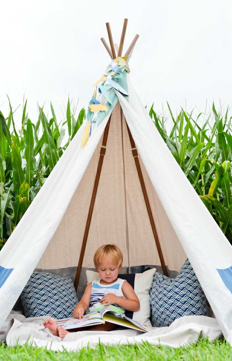 child garden idea landscaping outdoors trendy tipi child garden