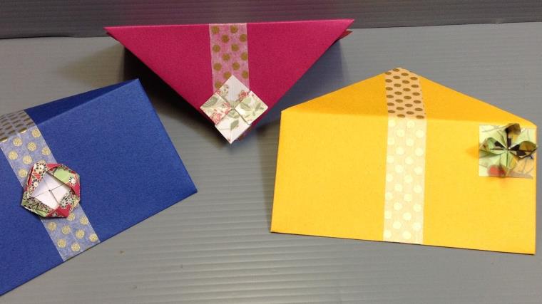 idea-origami warna sampul surat