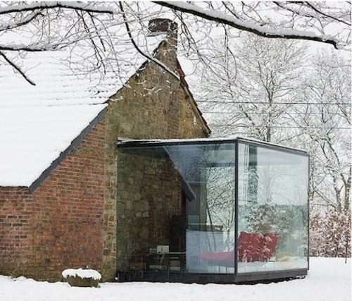 glass house extension idea