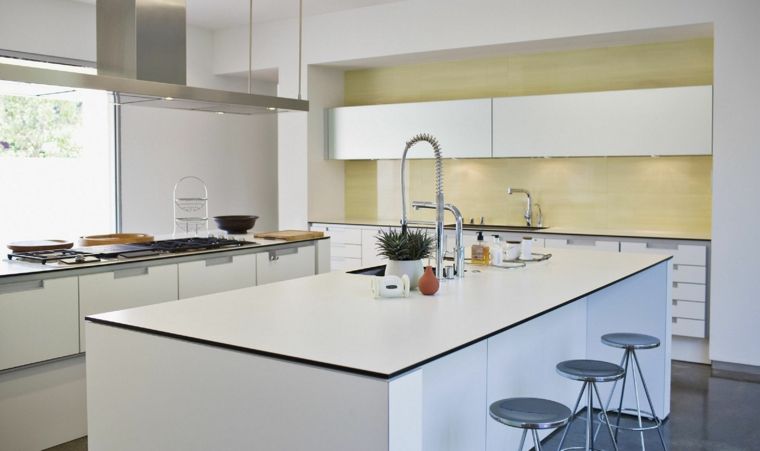 Idea amenagement ilot contemporary kitchen