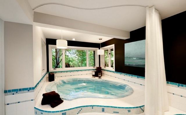 interior Jacuzzi idea amenagement