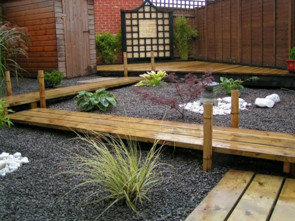 Japanese garden idea alles bois