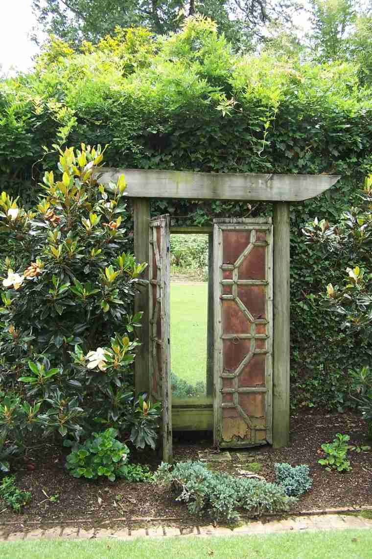 garden mirror deco ideas